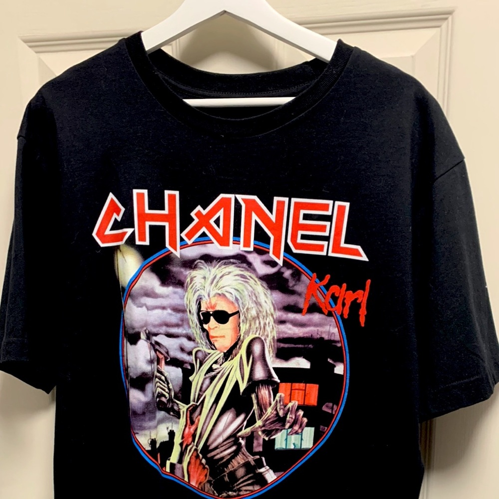 Karl Lagerfeld Iron Maiden Chanel Tee